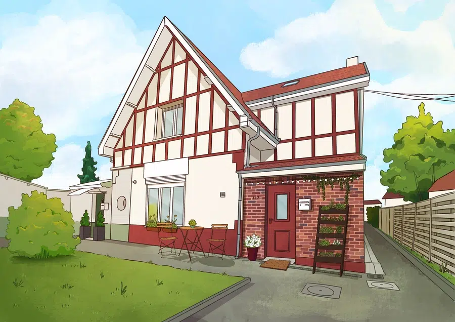 Illustration d'une maison du Nord