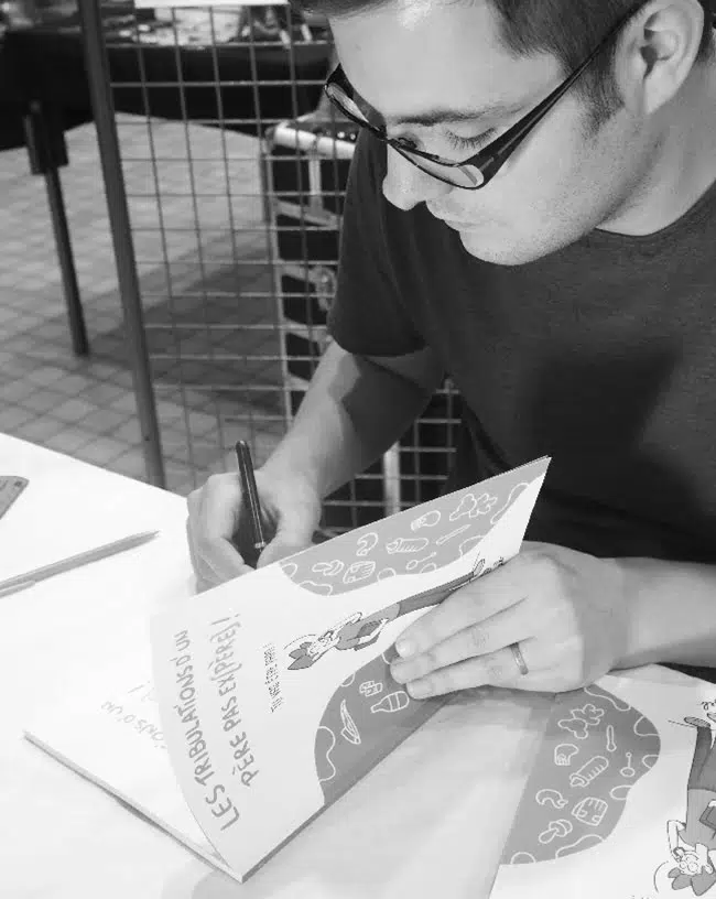 GEB, auteur et illustrateur des tribulations d'un père pas ex(père)