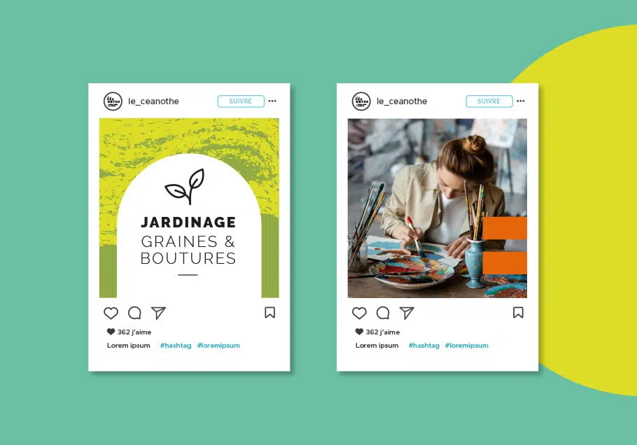 Concept Instagram du tiers-lieu le Céanothe