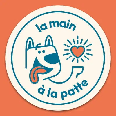 Logo La main à la patte, pet-sitter
