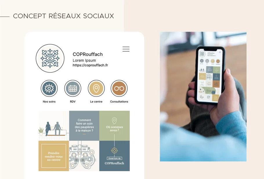 Réseaux sociaux pour des ophtalmologistes