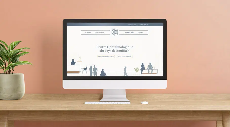 Web design du Centre Ophtalmologique du Pays de Rouffach