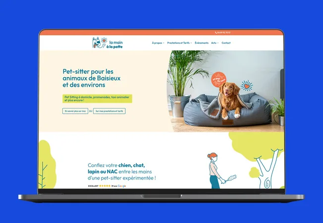 Site de La main à la patte, pet-sitter