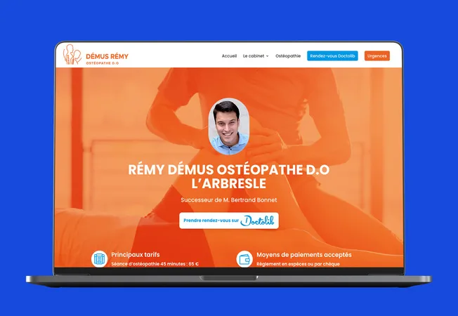 Site de Rémy Démus Ostéopathe D.O