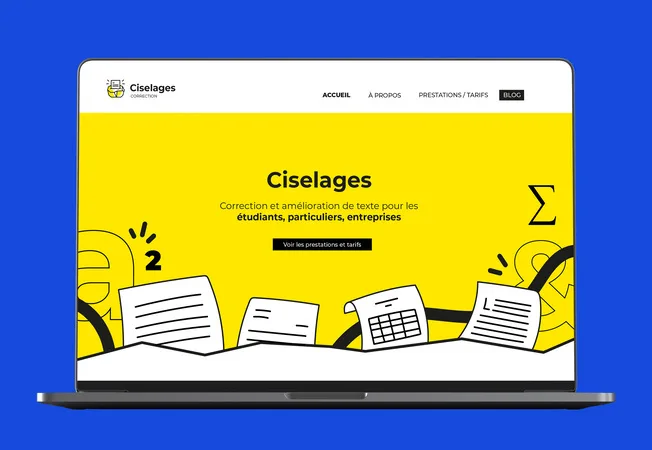 Site de Ciselages correction