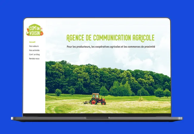 Site de l'agence Com'un voisin