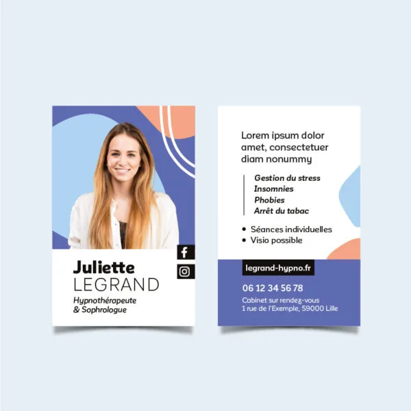 carte de visite Équilibre & clarté