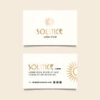 carte de visite Solstice