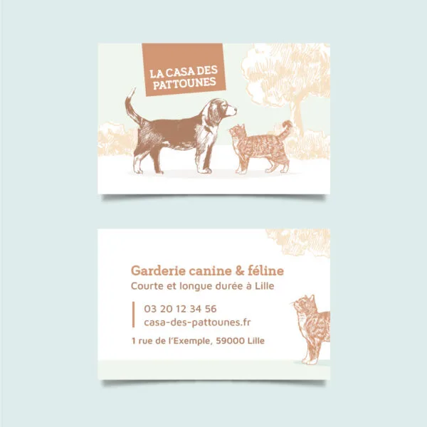 carte de visite casa de pattounes